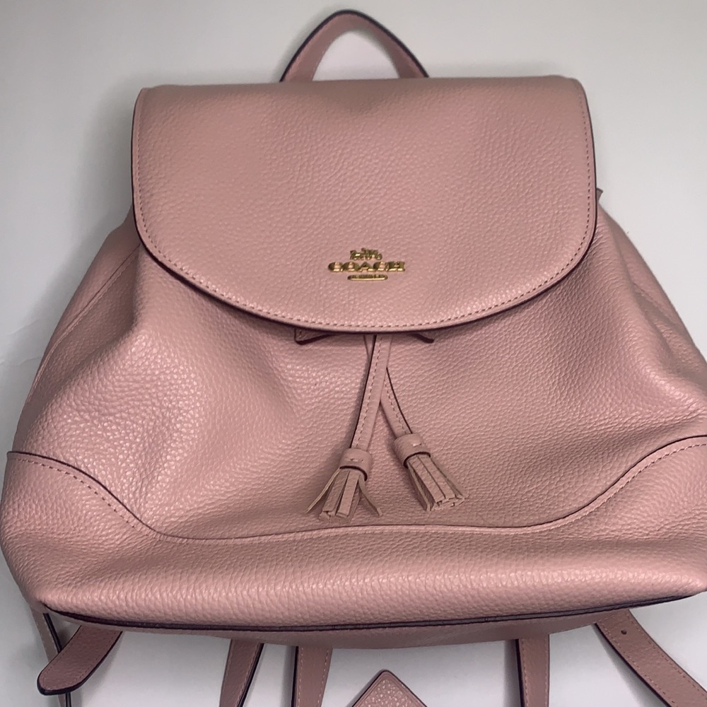 Brand new coach backpack blush pink